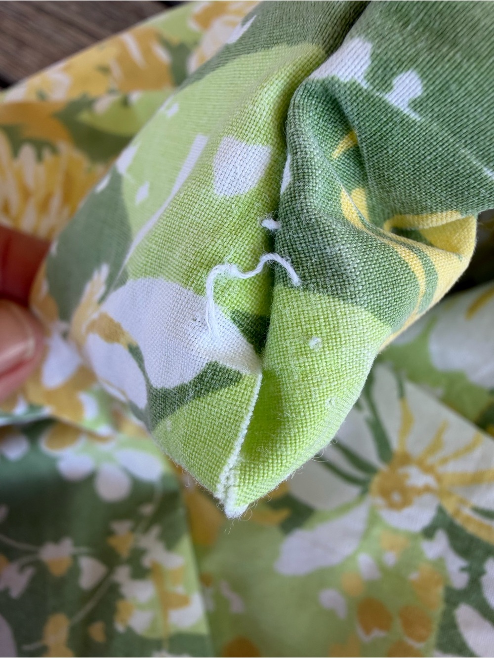 VTG Springmaid Wondercale Daisy Floral Flower Power Double Sheet Set Cutter READ - Picture 14 of 16